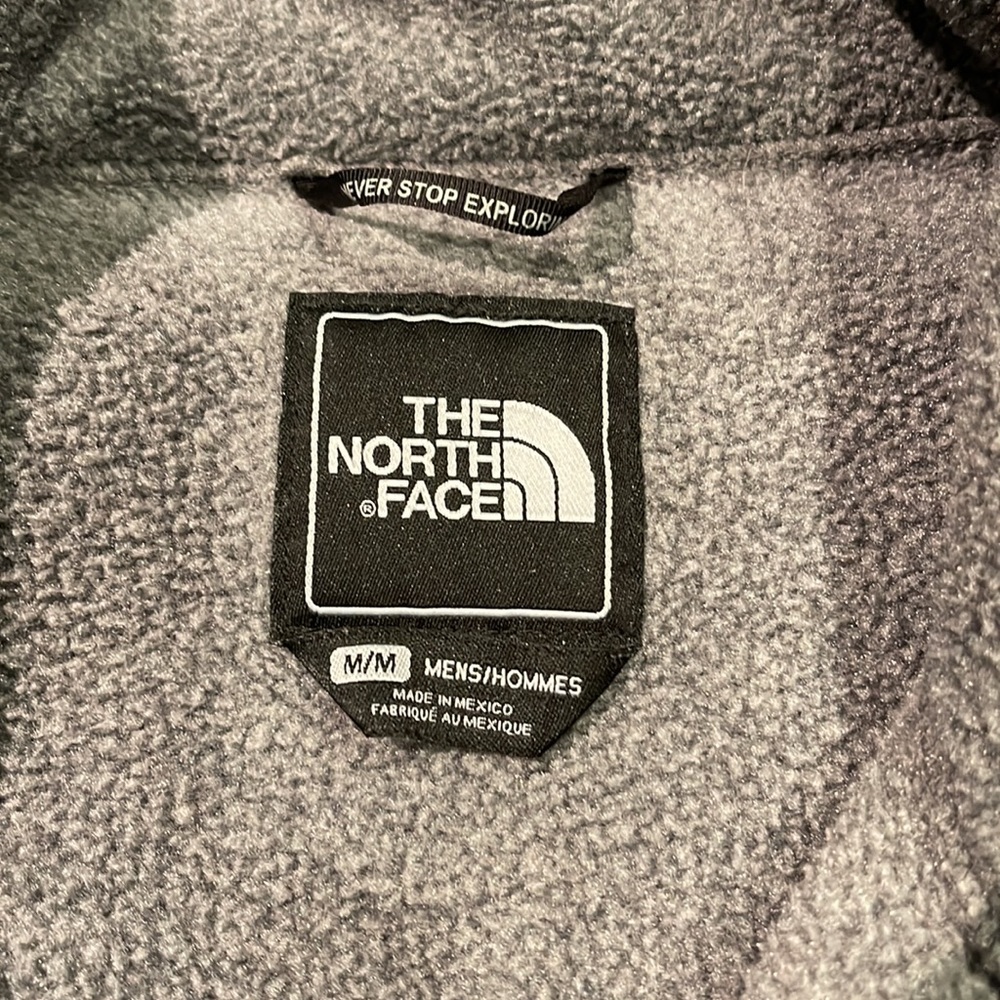 The North Face mens fleece zip up jacket size M - Picture 2 of 8
